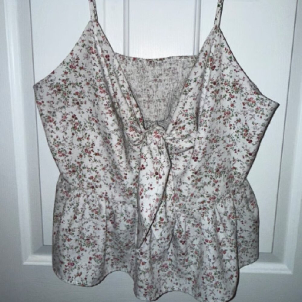 Floral Babydoll Tank Top